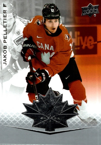 #8 Jakob Pelletier - Canada - 2021-22 Upper Deck Team Canada Juniors Hockey
