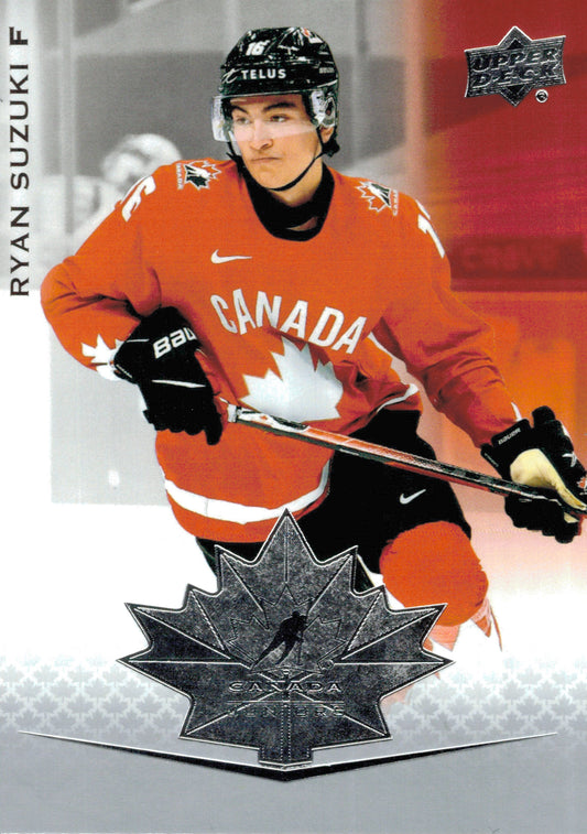 #9 Ryan Suzuki - Canada - 2021-22 Upper Deck Team Canada Juniors Hockey