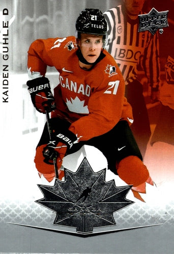 #11 Kaiden Guhle - Canada - 2021-22 Upper Deck Team Canada Juniors Hockey