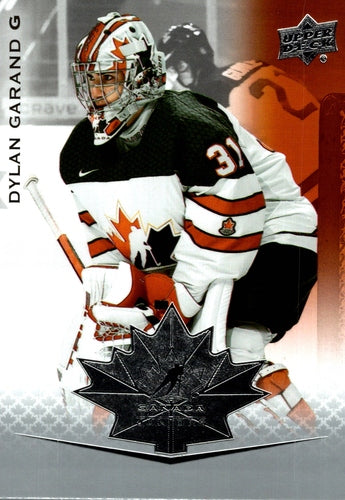 #16 Dylan Garand - Canada - 2021-22 Upper Deck Team Canada Juniors Hockey