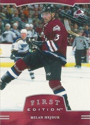 #16 Milan Hejduk - Colorado Avalanche - 2002-03 Be a Player First Edition Hockey
