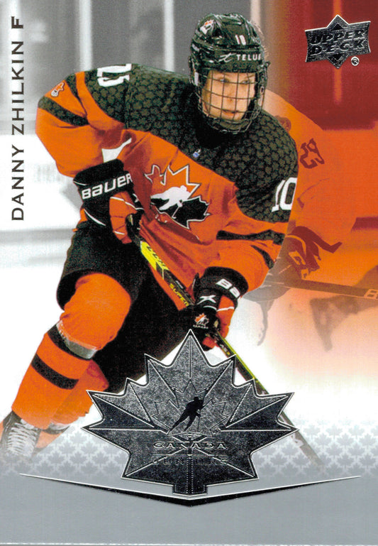 #26 Danny Zhilkin - Canada - 2021-22 Upper Deck Team Canada Juniors Hockey