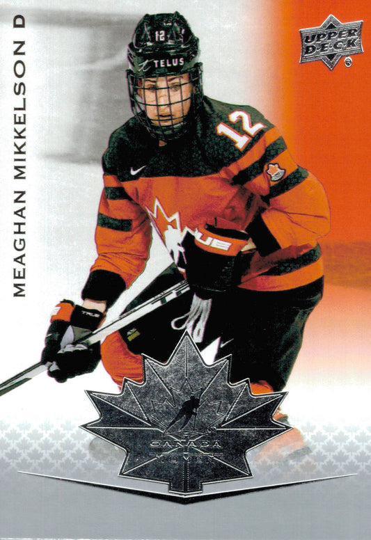 #43 Meaghan Mikkelson - Canada - 2021-22 Upper Deck Team Canada Juniors Hockey