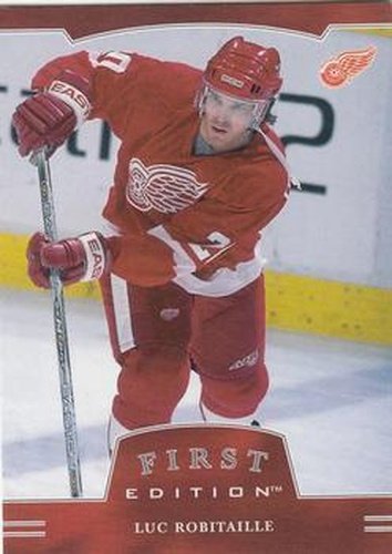 #18 Luc Robitaille - Detroit Red Wings - 2002-03 Be a Player First Edition Hockey