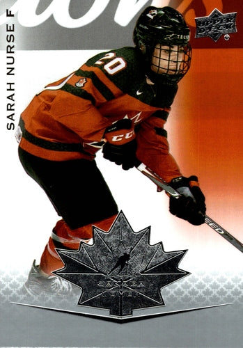#47 Sarah Nurse - Canada - 2021-22 Upper Deck Team Canada Juniors Hockey