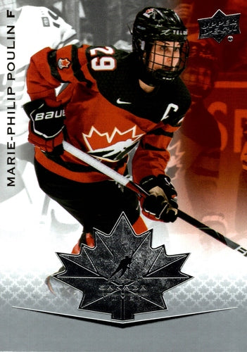 #48 Marie-Philip Poulin - Canada - 2021-22 Upper Deck Team Canada Juniors Hockey