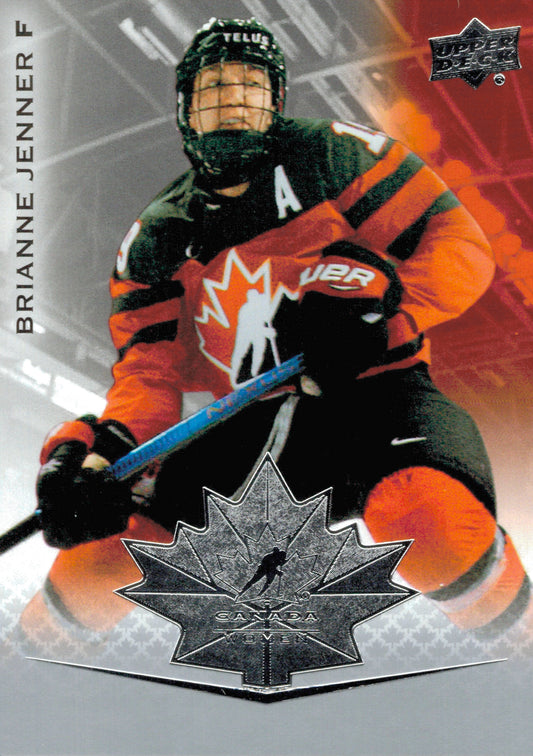 #50 Brianne Jenner - Canada - 2021-22 Upper Deck Team Canada Juniors Hockey