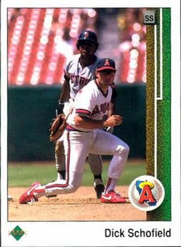 #201 Dick Schofield - California Angels - 1989 Upper Deck Baseball