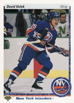 #1 David Volek - New York Islanders - 1990-91 Upper Deck Hockey