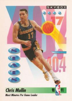 #301 Chris Mullin - Golden State Warriors - 1991-92 SkyBox Basketball