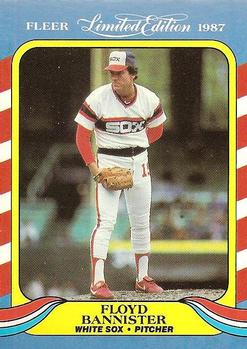 #1 Floyd Bannister - Chicago White Sox - 1987 Fleer Limited Edition Baseball