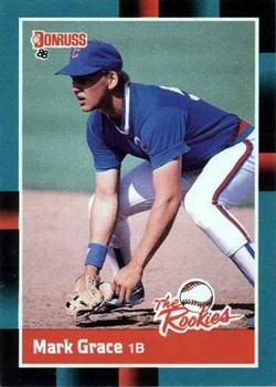 #1 Mark Grace - Chicago Cubs - 1988 Donruss The Rookies Baseball