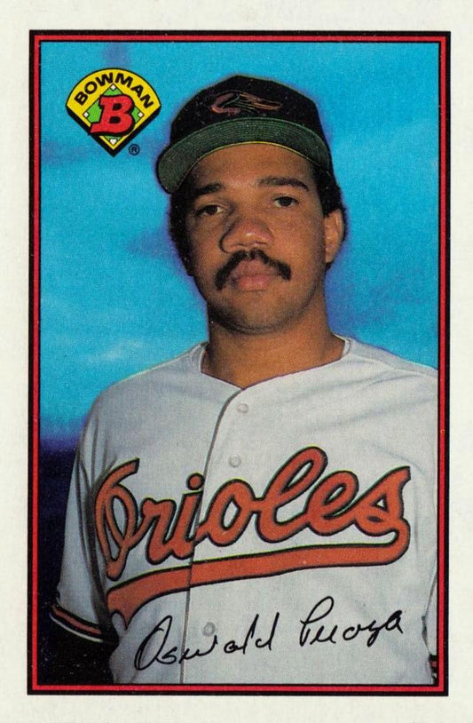 #1 Oswald Peraza - Baltimore Orioles - 1989 Bowman Baseball