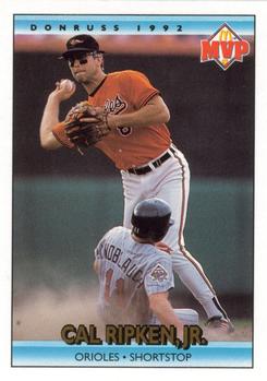 #1 Cal Ripken Jr. - Baltimore Orioles - 1992 Donruss McDonald's MVP Baseball