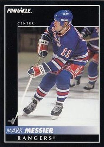 #1 Mark Messier - New York Rangers - 1992-93 Pinnacle Canadian Hockey