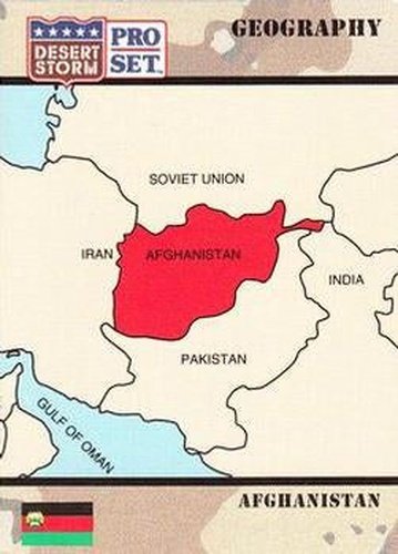 #1 Republic of Afghanistan - 1991 Pro Set Desert Storm