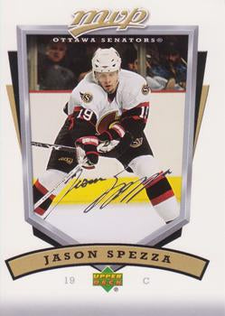#201 Jason Spezza - Ottawa Senators - 2006-07 Upper Deck MVP Hockey