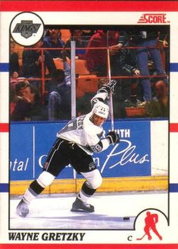 #1 Wayne Gretzky - Los Angeles Kings - 1990-91 Score Canadian Hockey