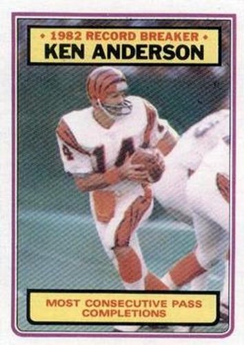 #1 Ken Anderson - Cincinnati Bengals - 1983 Topps Football