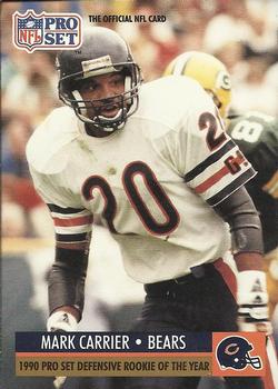#1 Mark Carrier - Chicago Bears - 1991 Pro Set Football