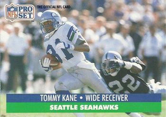 #301 Tommy Kane - Seattle Seahawks - 1991 Pro Set Football