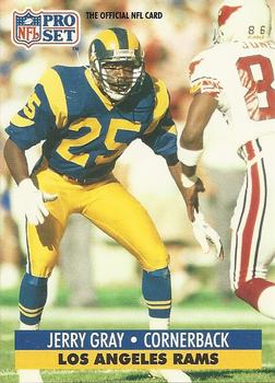 #201 Jerry Gray - Los Angeles Rams - 1991 Pro Set Football