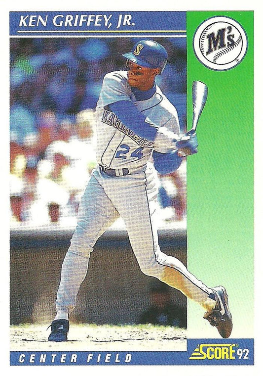 #1 Ken Griffey Jr. - Seattle Mariners - 1992 Score Baseball