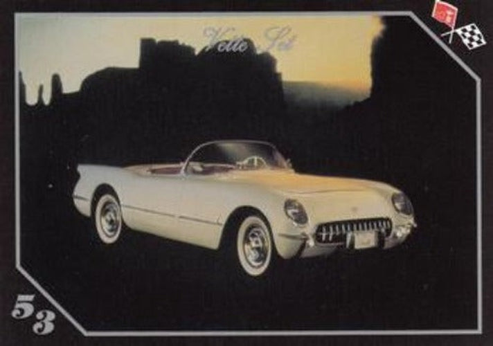 #1 1953 Corvette Convertible - 1991 Collect-A-Card Vette Set