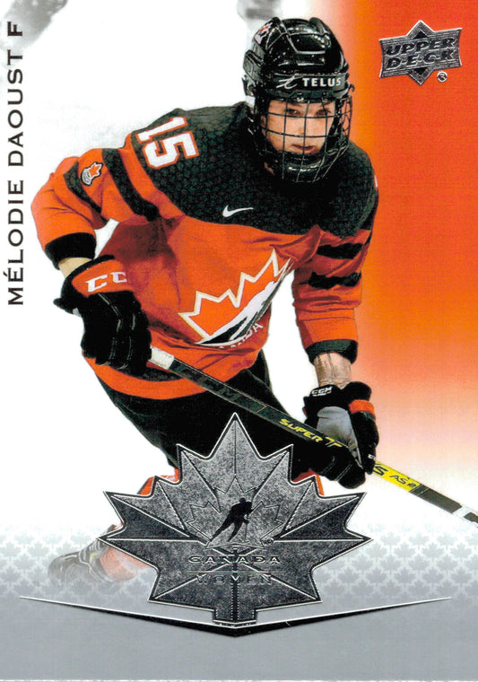 #54 Melodie Daoust - Canada - 2021-22 Upper Deck Team Canada Juniors Hockey