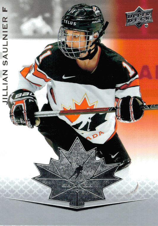 #57 Jillian Saulnier - Canada - 2021-22 Upper Deck Team Canada Juniors Hockey