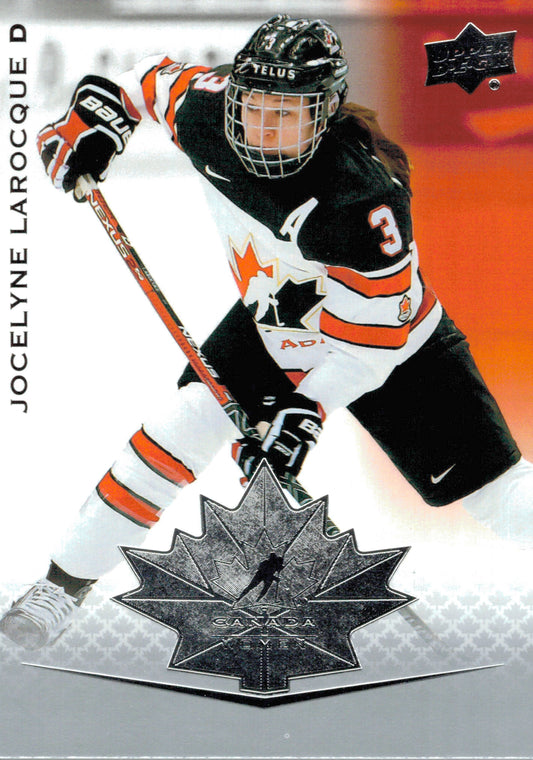 #62 Jocelyne Larocque - Canada - 2021-22 Upper Deck Team Canada Juniors Hockey