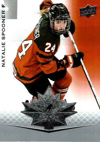 #63 Natalie Spooner - Canada - 2021-22 Upper Deck Team Canada Juniors Hockey