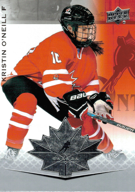 #69 Kristin O'Neill - Canada - 2021-22 Upper Deck Team Canada Juniors Hockey