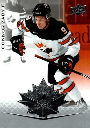 #72 Connor Zary - Canada - 2021-22 Upper Deck Team Canada Juniors Hockey