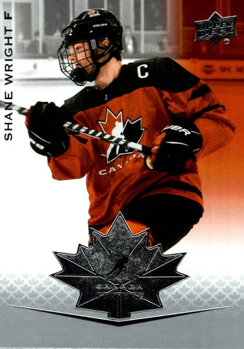 #73 Shane Wright - Canada - 2021-22 Upper Deck Team Canada Juniors Hockey