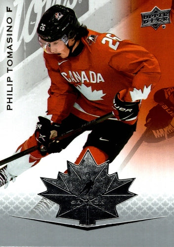#75 Philip Tomasino - Canada - 2021-22 Upper Deck Team Canada Juniors Hockey