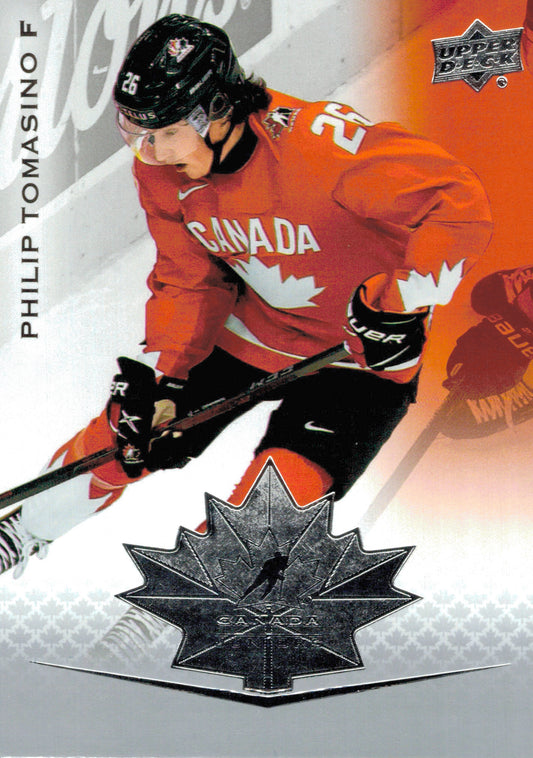 #75 Philip Tomasino - Canada - 2021-22 Upper Deck Team Canada Juniors Hockey