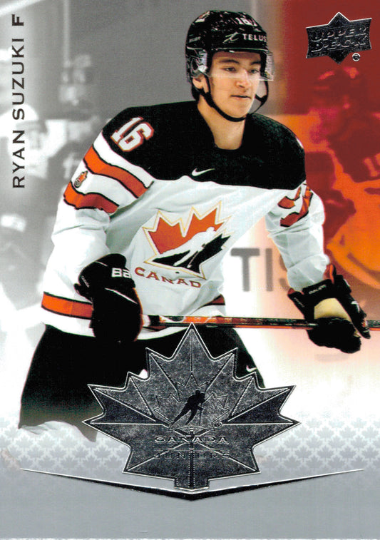 #77 Ryan Suzuki - Canada - 2021-22 Upper Deck Team Canada Juniors Hockey
