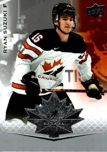 #77 Ryan Suzuki - Canada - 2021-22 Upper Deck Team Canada Juniors Hockey