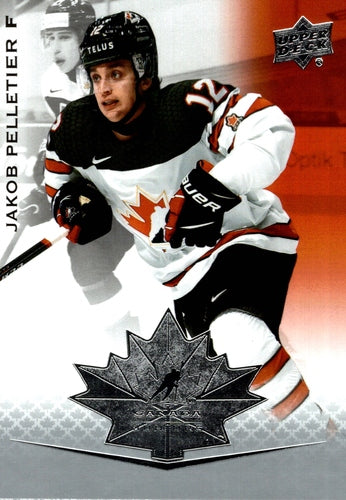 #83 Jakob Pelletier - Canada - 2021-22 Upper Deck Team Canada Juniors Hockey