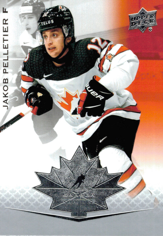 #83 Jakob Pelletier - Canada - 2021-22 Upper Deck Team Canada Juniors Hockey