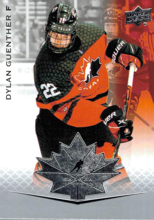 #85 Dylan Guenther - Canada - 2021-22 Upper Deck Team Canada Juniors Hockey