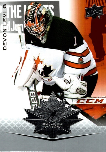 #86 Devon Levi - Canada - 2021-22 Upper Deck Team Canada Juniors Hockey