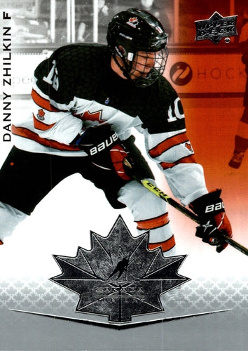 #100 Danny Zhilkin - Canada - 2021-22 Upper Deck Team Canada Juniors Hockey