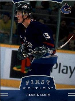 #27 Henrik Sedin - Vancouver Canucks - 2002-03 Be a Player First Edition Hockey