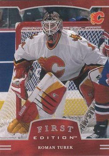 #28 Roman Turek - Calgary Flames - 2002-03 Be a Player First Edition Hockey
