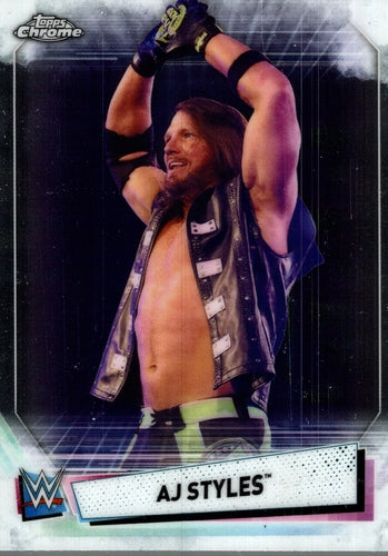 #1 AJ Styles - 2021 Topps WWE Chrome Wrestling
