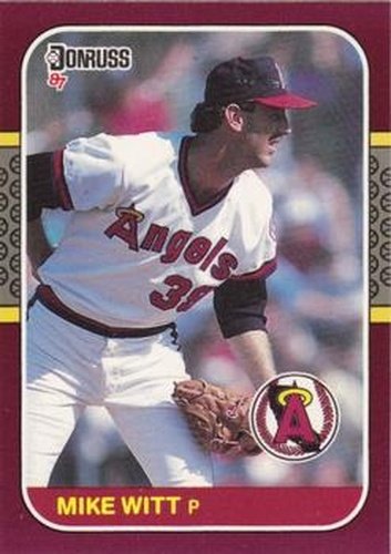 #2 Mike Witt - California Angels - 1987 Donruss Opening Day Baseball