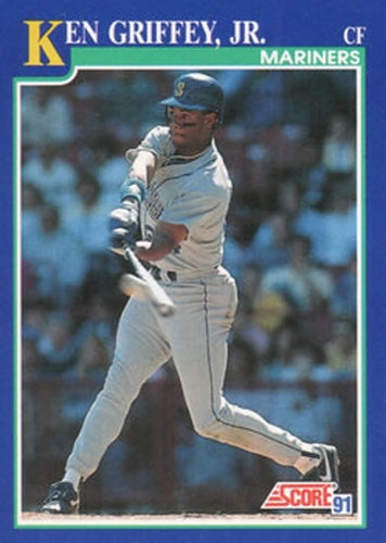 #2 Ken Griffey Jr. - Seattle Mariners - 1991 Score Baseball