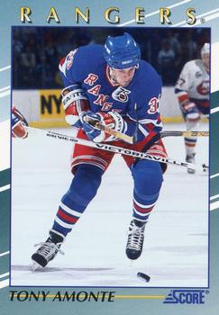 #2 Tony Amonte - New York Rangers - 1992-93 Score Young Superstars Hockey